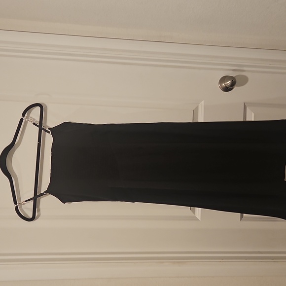 Petite Studio Black Size XXS Elegant Black Midi Slip Dress - Picture 2 of 12